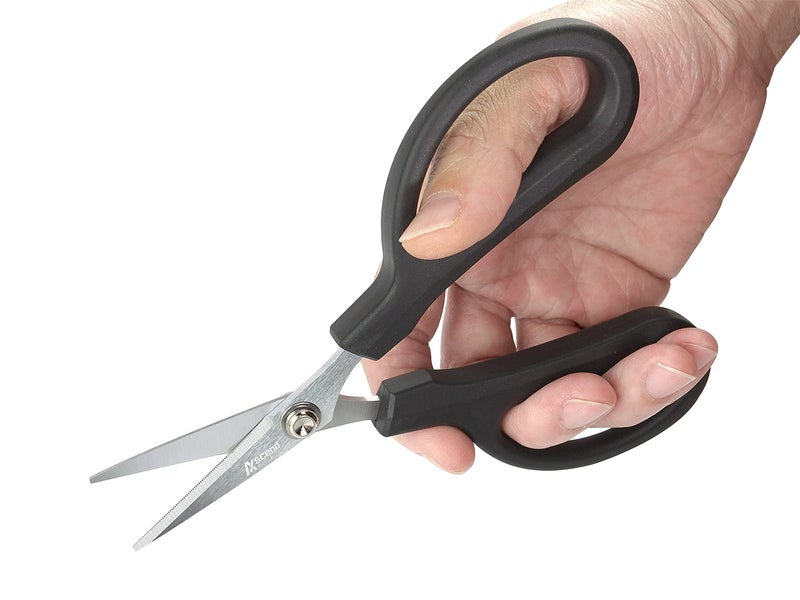 Ascend Tools 6-1/4 inch Carbon Steel Shears - Kevlar, Dyneema, Vectran, Spectra, Technora, Nomex, Innegra, Dacron, Fiberglass, Carbon Fiber, Fiber Optic Kevlar Shears - Image 3